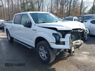2016 Ford F-150 XLT with VIN 1FTFW1EG9GFC01505, listed as a IAAI auction lot 41534892 with 156,150 mi miles. Bid and sale history available at carsss.com. Image 1.