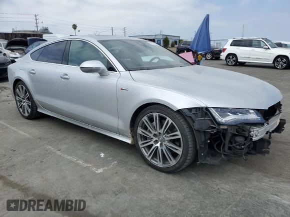 2015 Audi A7 3.0 Prestige with VIN WAU2GAFC5FN052096, listed as a Copart auction lot 53729684 with 69,199 mi miles. Bid and sale history available at carsss.com. Image 4.