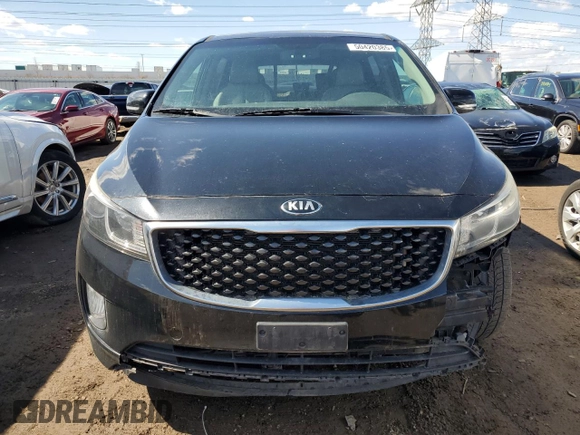 2015 Kia Sedona EX with VIN KNDMC5C19F6025057, listed as a Copart auction lot 50420385 with 145,390 mi miles and Salvage Title. Bid and sale history available at carsss.com. Image 5.