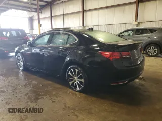 2015 Acura TLX Technology with VIN 19UUB1F59FA003035, listed as a Copart auction lot 55828825 with 120,926 mi miles and Salvage title. Bid and sale history available at DreamBid. Image 2.