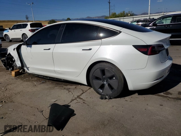 2022 Tesla Model 3 Long Range z VIN 5YJ3E1EB8NF315619, wystawiony jako Copart lot #73309884 z przebiegiem 34 811 mil mil oraz Szkoda całkowita • Salvage title. Historia ofert i sprzedaży dostępna na DreamBid. Obrazek 2.