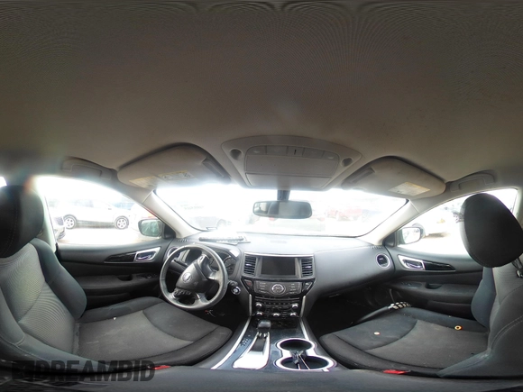 2017 Nissan Pathfinder Platinum with VIN 5N1DR2MN0HC609829, listed as a IAAI auction lot 41500505 with 185,271 mi miles. Bid and sale history available at carsss.com. Image 19.