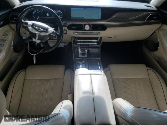 2017 Genesis G90 Premium z VIN KMHG34JA8HU027869, wystawiony jako Copart lot #59992215 z przebiegiem 143 421 mil mil oraz Czysty tytuł • Clean title. Historia ofert i sprzedaży dostępna na DreamBid. Obrazek 8.