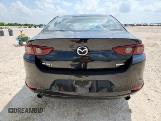 2020 Mazda 3 with VIN 3MZBPABL1LM127551, listed as a Copart auction lot 59587255 with 77,261 mi miles and Salvage title. Bid and sale history available at DreamBid. Image 6.