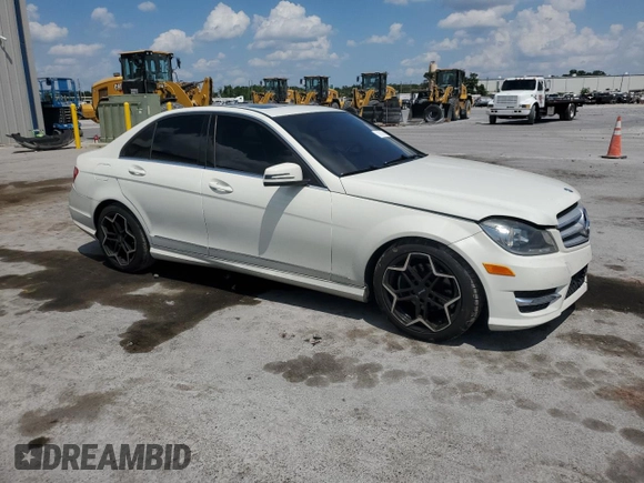 2012 Mercedes-Benz C-Class C 300 Sport with VIN WDDGF8BB6CR230271, listed as a Copart auction lot 53826345 with 141,891 mi miles and Salvage Title. Bid and sale history available at carsss.com. Image 4.