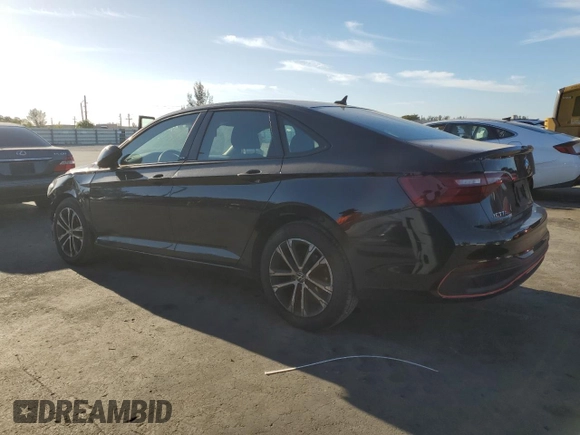 2023 Volkswagen Jetta Sport z VIN 3VWBM7BU1PM052781, wystawiony jako Copart lot #49489745 z przebiegiem 12 394 mil mil oraz Szkoda całkowita • Salvage title. Historia ofert i sprzedaży dostępna na DreamBid. Obrazek 2.
