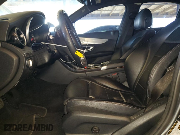 2018 Mercedes-Benz C 300 with VIN 55SWF4JB1JU238800, listed as a Copart auction lot 58972855 with 109,704 mi miles and Salvage title. Bid and sale history available at DreamBid. Image 7.