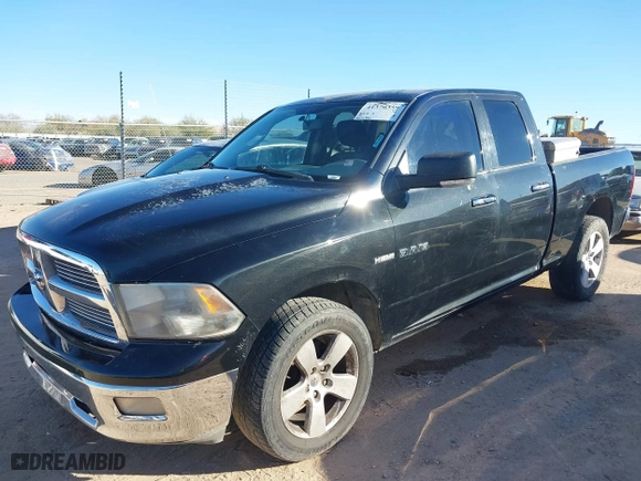 2010 Dodge Ram 1500 SLT with VIN 1D7RB1GT0AS132520, listed as a IAAI auction lot 41370359 with 225,381 mi miles. Bid and sale history available at carsss.com. Image 2.