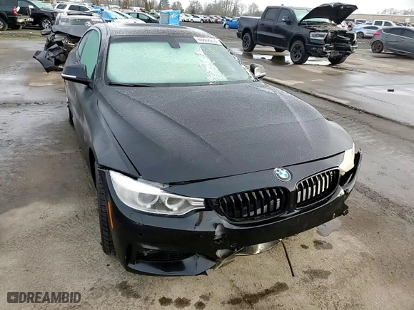 2014 BMW 4 Series 428i xDrive with VIN WBA3N9C51EF721133, listed as a Copart auction lot 86808274 with 0 mi miles and Salvage Title. Bid and sale history available at carsss.com. Image 11.