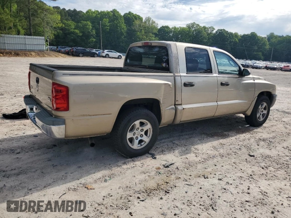 2005 Dodge Dakota SLT with VIN 1D7HE48N45S300475, listed as a Copart auction lot 56388085 with 114,997 mi miles and Clean Title. Bid and sale history available at DreamBid. Image 3.