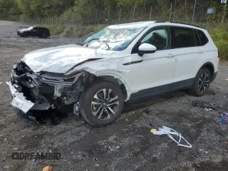 2022 Volkswagen Tiguan S with VIN 3VV0B7AX8NM161751, listed as a Copart auction lot 73248034 with 8,095 mi miles and Salvage Title. Bid and sale history available at carsss.com. Image 1.