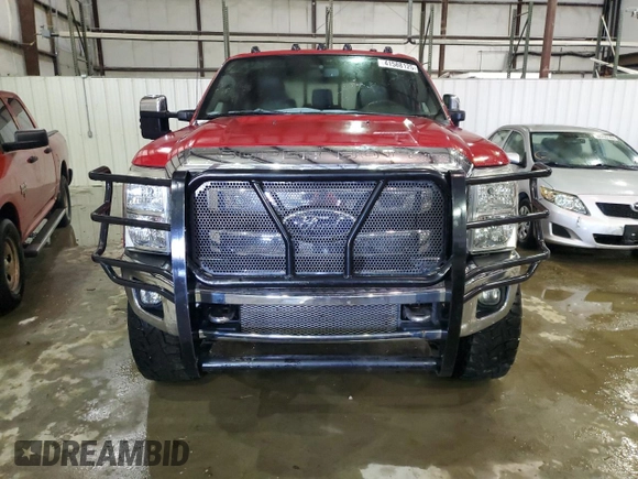 2011 Ford F-350 XL with VIN 1FT8W3BTXBEA55152, listed as a Copart auction lot 41588125 with 131,628 mi miles and Salvage title. Bid and sale history available at DreamBid. Image 5.