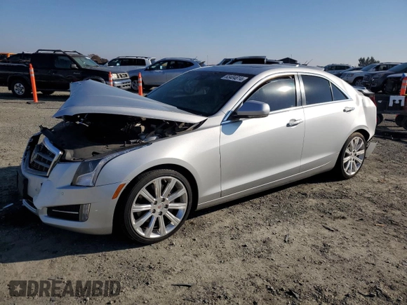2013 Cadillac ATS Premium with VIN 1G6AF5SX5D0159907, listed as a Copart auction lot 83404814 with 0 mi miles and Salvage Title. Bid and sale history available at carsss.com. Image 1.
