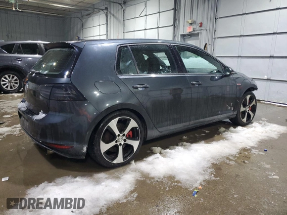 2017 Volkswagen GTI S with VIN 3VW547AU2HM005985, listed as a Copart auction lot 46221765 with 148,143 mi miles and Salvage Title. Bid and sale history available at DreamBid. Image 3.