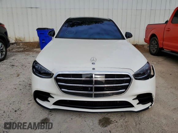 2021 Mercedes-Benz S 580 z VIN W1K6G7GB7MA036263, wystawiony jako Copart lot #37220293 z przebiegiem 15 168 mil mil oraz . Historia ofert i sprzedaży dostępna na DreamBid. Obrazek 5.