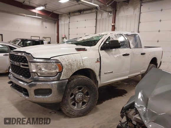 2022 Ram 2500 Big Horn with VIN 3C6UR5DL1NG336663, listed as a IAAI auction lot 41918481 with 53,536 mi miles and . Bid and sale history available at DreamBid. Image 16.