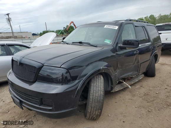 2005 Lincoln Navigator Luxury with VIN 5LMFU28565LJ12486, listed as a Copart auction lot 73629544 with 151,812 mi miles and Salvage Title. Bid and sale history available at carsss.com. Image 1.
