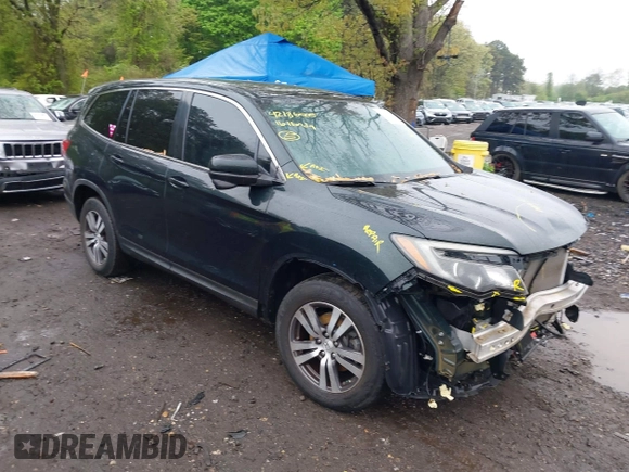 2016 Honda Pilot EX-L z VIN 5FNYF6H56GB127609, wystawiony jako IAAI lot #42186505 z przebiegiem 95 945 mil mil oraz . Historia ofert i sprzedaży dostępna na DreamBid. Obrazek 1.