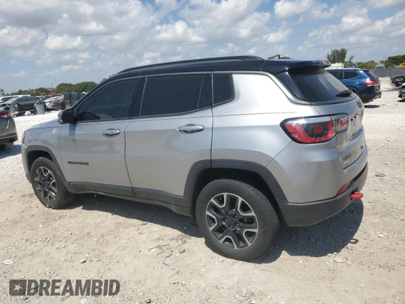 2019 Jeep Compass Trailhawk с VIN 3C4NJDDB8KT669113, выставлен на аукционе Copart как лот 48796325 с пробегом 91 520 миль миль и На запчасти • Non repairable. История ставок и продаж доступна на DreamBid. Изображение 2.