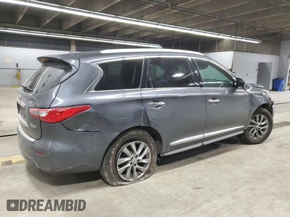 2014 Infiniti QX60 с VIN 5N1AL0MM1EC540483, выставлен на аукционе Copart как лот 49122025 с пробегом 106 206 миль миль и Списание • Salvage title. История ставок и продаж доступна на DreamBid. Изображение 3.