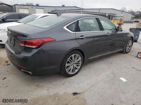 2018 Genesis G80 3.8L with VIN KMHGN4JE2JU223020, listed as a Copart auction lot 36755974 with 132,785 mi miles. Bid and sale history available at carsss.com. Image 3.