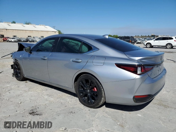 2022 Lexus ES 300h F Sport with VIN 58AGA1C1XNU015664, listed as a Copart auction lot 48647905 with 24,173 mi miles and Salvage title. Bid and sale history available at DreamBid. Image 2.