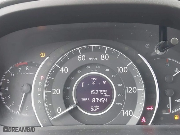 2016 Honda CR-V EX with VIN 2HKRM3H59GH506906, listed as a IAAI auction lot 41737411 with 153,799 mi miles. Bid and sale history available at carsss.com. Image 15.