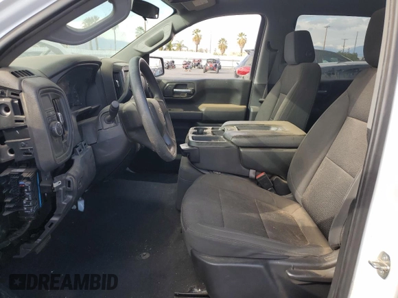 2021 Chevrolet Silverado 1500 Custom with VIN 3GCPWBEK2MG473922, listed as a Copart auction lot 42142875 with Not Provided miles and Salvage Title. Bid and sale history available at DreamBid. Image 7.