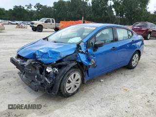 2021 Nissan Versa S with VIN 3N1CN8DVXML858395, listed as a Copart auction lot 63742915 with 89,934 mi miles and Non repairable. Bid and sale history available at DreamBid. Image 1.