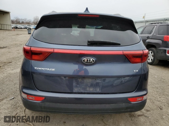 2017 Kia Sportage EX with VIN KNDPN3AC0H7221529, listed as a Copart auction lot 50746895 with 70,557 mi miles and Salvage Title. Bid and sale history available at carsss.com. Image 6.