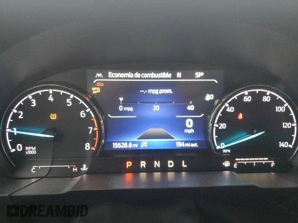 2022 Ford Maverick XL with VIN 3FTTW8F9XNRA69267, listed as a Copart auction lot 48227745 with 15,628 mi miles and Salvage Title. Bid and sale history available at DreamBid. Image 9.