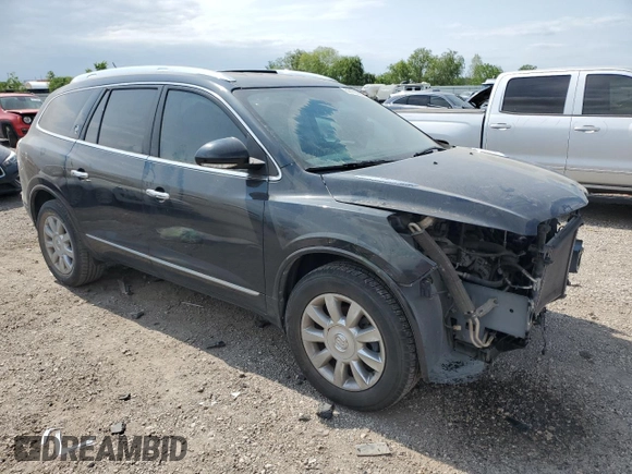 2014 Buick Enclave Leather with VIN 5GAKRBKDXEJ122846, listed as a Copart auction lot 52170985 with 177,611 mi miles and Salvage Title. Bid and sale history available at DreamBid. Image 4.