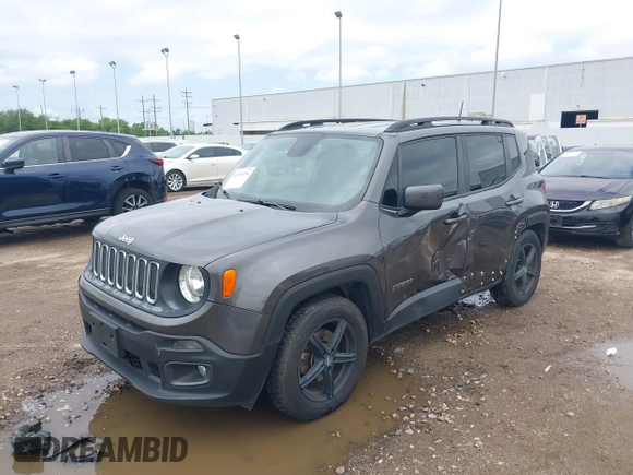 2018 Jeep Renegade Latitude with VIN ZACCJABB4JPH82491, listed as a IAAI auction lot 42070396 with 97,018 mi miles and . Bid and sale history available at DreamBid. Image 18.