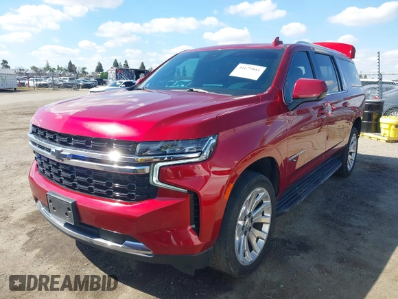 2023 Chevrolet Suburban LS with VIN 1GNSCBKD9PR350882, listed as a IAAI auction lot 41679881 with 78,109 mi miles and . Bid and sale history available at DreamBid. Image 2.