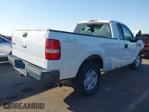 2008 Ford F-150 XL with VIN 1FTRF14V48KD70417, listed as a IAAI auction lot 41763174 with 109,807 mi miles. Bid and sale history available at carsss.com. Image 4.