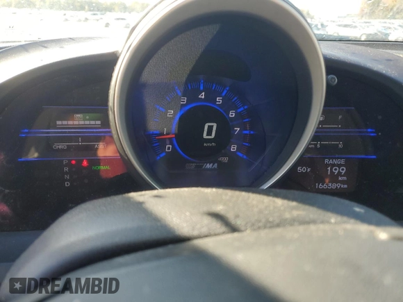 2012 Honda CR-Z with VIN JHMZF1D49CS005245, listed as a Copart auction lot 80235854 with 166,389 mi miles and Salvage title. Bid and sale history available at DreamBid. Image 9.