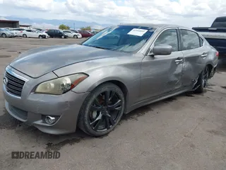 2012 Infiniti M with VIN JN1BY1AP3CM332453, listed as a IAAI auction lot 41944895 with 176,989 mi miles and . Bid and sale history available at DreamBid. Image 18.