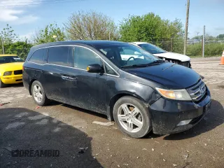 2011 Honda Odyssey Touring Elite with VIN 5FNRL5H93BB091560, listed as a Copart auction lot 52836454 with 288,041 mi miles and Salvage Title. Bid and sale history available at DreamBid. Image 4.