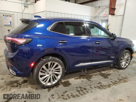 2024 Buick Envision Avenir with VIN LRBFZSE41RD076418, listed as a Copart auction lot 45156785 with 511 mi miles and Salvage Title. Bid and sale history available at carsss.com. Image 3.
