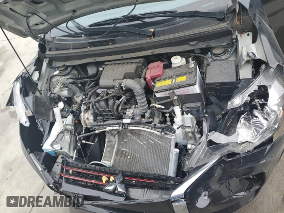 2024 Mitsubishi Mirage Black Edition with VIN ML32AWHJ5RH006531, listed as a Copart auction lot 56031835 with 6,800 mi miles and Clean title. Bid and sale history available at DreamBid. Image 11.