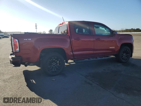 2021 GMC Canyon 4WD Elevation with VIN 1GTG6CENXM1199481, listed as a Copart auction lot 78863064 with 59,903 mi miles and Salvage Title. Bid and sale history available at carsss.com. Image 3.