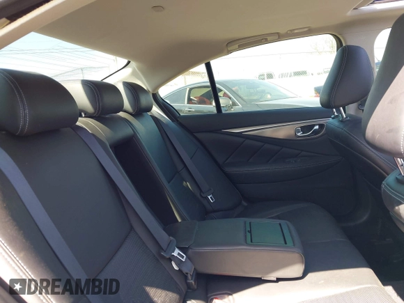2018 Infiniti Q50 3.0t LUXE with VIN JN1EV7AP8JM355426, listed as a IAAI auction lot 41990581 with 73,042 mi miles. Bid and sale history available at carsss.com. Image 8.