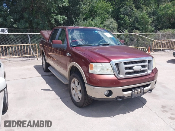 2007 Ford F-150 XLT with VIN 1FTPW14V87KD14115, listed as a IAAI auction lot 42521228 with 243,064 mi miles and . Bid and sale history available at DreamBid. Image 1.
