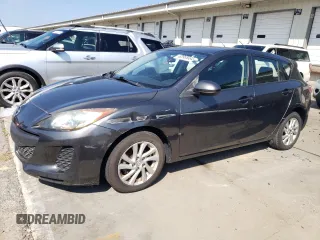 2013 Mazda 3 i Touring with VIN JM1BL1L7XD1793175, listed as a Copart auction lot 62965664 with 104,754 mi miles and Salvage title. Bid and sale history available at DreamBid. Image 1.