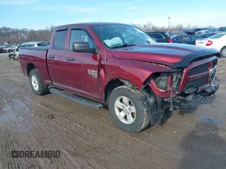 2019 Ram 1500 Tradesman z VIN 1C6RR7FGXKS584156, wystawiony jako IAAI lot #41492213 z przebiegiem 48 779 mil mil oraz . Historia ofert i sprzedaży dostępna na DreamBid. Obrazek 1.