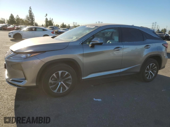 2022 Lexus RX with VIN 2T2AZMAA3NC249281, listed as a Copart auction lot 79829094 with 20,748 mi miles and Salvage Title. Bid and sale history available at carsss.com. Image 1.