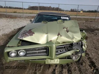 1969 Pontiac GTO z VIN 242379Z117251, wystawiony jako Copart lot #80428294 z przebiegiem 21 618 mil mil oraz Czysty tytuł • Clean title. Historia ofert i sprzedaży dostępna na DreamBid. Obrazek 5.
