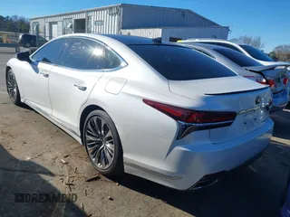2018 Lexus LS with VIN JTHB5LFF9J5003179, listed as a IAAI auction lot 41207520 with 109,345 mi miles. Bid and sale history available at carsss.com. Image 3.