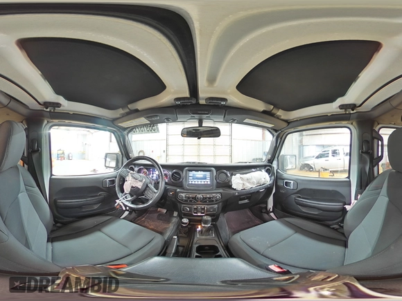 2021 Jeep Wrangler Unlimited Sport Altitude with VIN 1C4HJXDN6MW667012, listed as a Copart auction lot 56915715 with 40,744 mi miles and Salvage title. Bid and sale history available at DreamBid. Image 15.