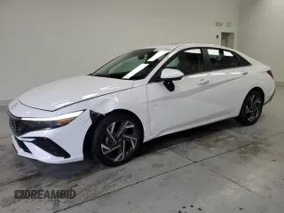 2025 Hyundai Elantra SEL Convenience z VIN KMHLS4DG6SU871403, wystawiony jako Copart lot #59092715 z przebiegiem 15 166 mil mil oraz Czysty tytuł • Clean title. Historia ofert i sprzedaży dostępna na DreamBid. Obrazek 1.
